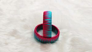 2color Mix Bangles - Set of 2