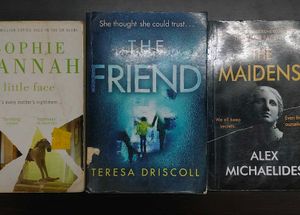 Combo of 3 crime fiction novels