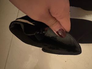 H&amp;M Black Ankle Boots with Gold Detail