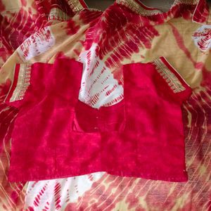 🛍️ Red &amp; Faded Golden Saree ⭐⭐⭐⭐
