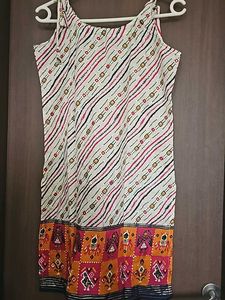 Cute Rajasthani Style Kurta With Tie-up Sleeve