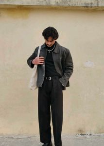 Loose Fit Korean Trousers