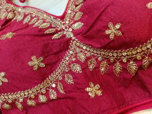 Maroon Sabyasachi Blouse