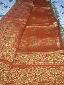 Embroidered Partyware And Wedding Base Saree