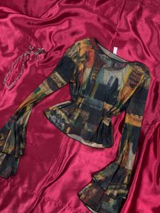 Vintage Mesh Top