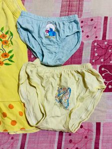 Kids Girls Panty Ultrasoft Underwear 100% Cotton