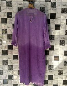 Mirror Work Chicken kari Kurti Set