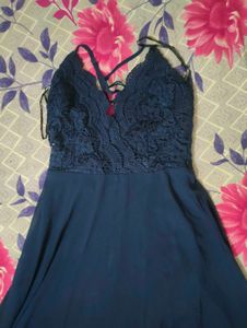 Navy Blue Formal Dress