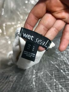 I. Elegant Beige Corset Crop Top