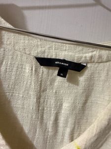 Embroidered A-Line Dress vero moda dres