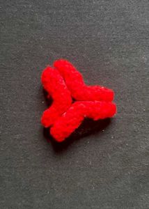 Crochet Angry Hair Clip