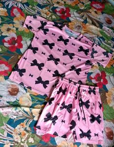 Mickey Mouse &amp; Bow Pajama Set