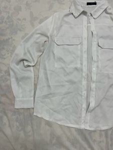 white shein shirt