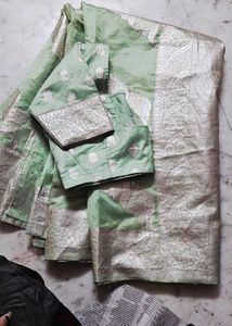 Organza Saree With Blouse 🫡💝