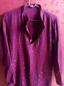 Stylish Purple Kurta