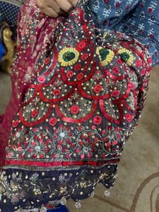 Pure Banarsi Heavy Handwork Saree &amp;padded Blouse