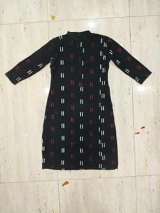 Black Cotton Kurti 🖤🌸🌟