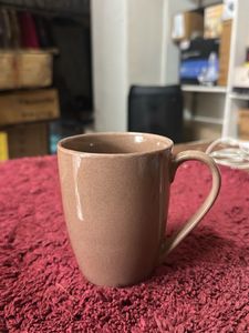 Set of Two Ceramic Mugs Dual Glazed