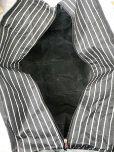Striped Tote Storage Bag 🛍️ Big ✅ Size