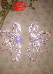 Sparkling Flower Earrings