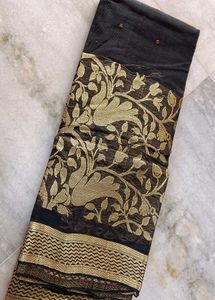 Elegant Black Saree