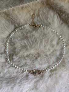 Vivienne Westwood inspired pearl necklace
