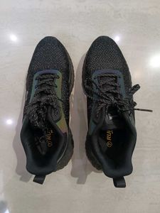 CAMPUS REE-FLECT Shoes Sneakers For Men (Black, 7)