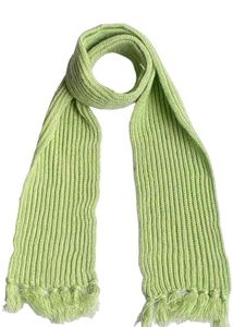 Misty Green Knit Scarf