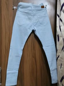 high waist Light Blue Denim Jeans