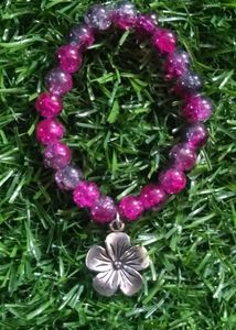 Pink Beaded Bracelet
