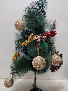 Mini Christmas Tree with Ornaments