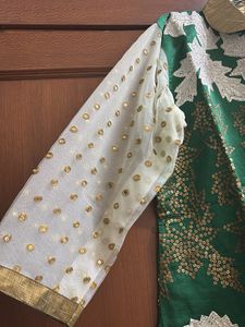 Green Embroidered Kurti