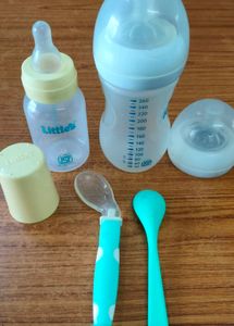 Feeding Bottles & baby spoon