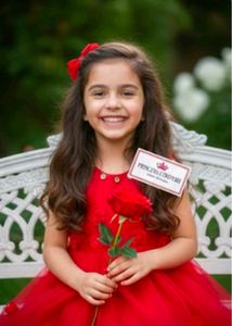 Adorable Red Flower Girl Dress