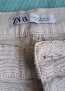 Zara Beige Jeans