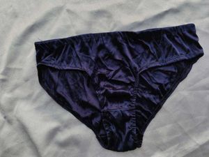Navy Blue satin  Briefs