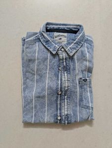 Blue boys denim shirt, Full sleeve