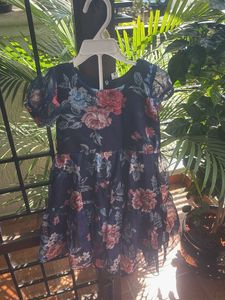 beautiful Blue floral dress