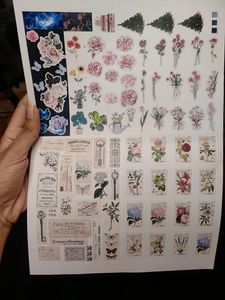 Journal Mini Floral Prints Aesthetic Last 2 Left