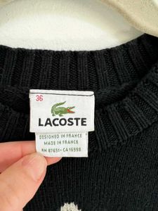 Lacoste Black Sweater