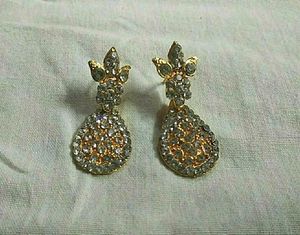 Elegant Crystal Teardrop Earrings