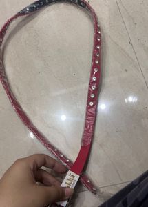 Red Rhinestone Belt