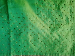 Beautiful Pista Green Colour Fancy Saree