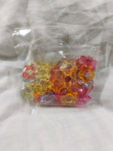 Decorative colourfull flowers 🟣🔵🟢🟡🟠🔴,white b