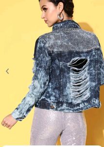 Brand New Stylish Party Wear Denim Jacket