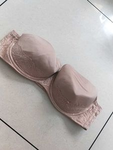42D Elegant Beige Tube Bra