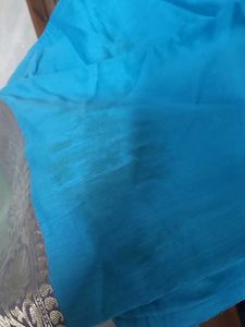 Teal &amp; Gold Detail Kurti