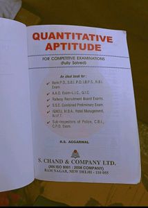 Rs Agarwal Arithmetic Book