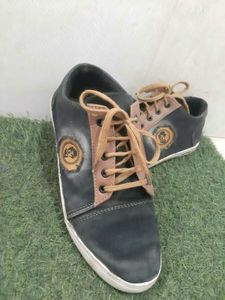 Washed Black Cloth Shoes 👟