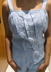 denim jumpsuit